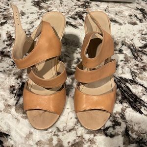 MARCO SANTI TAN WEDGE
